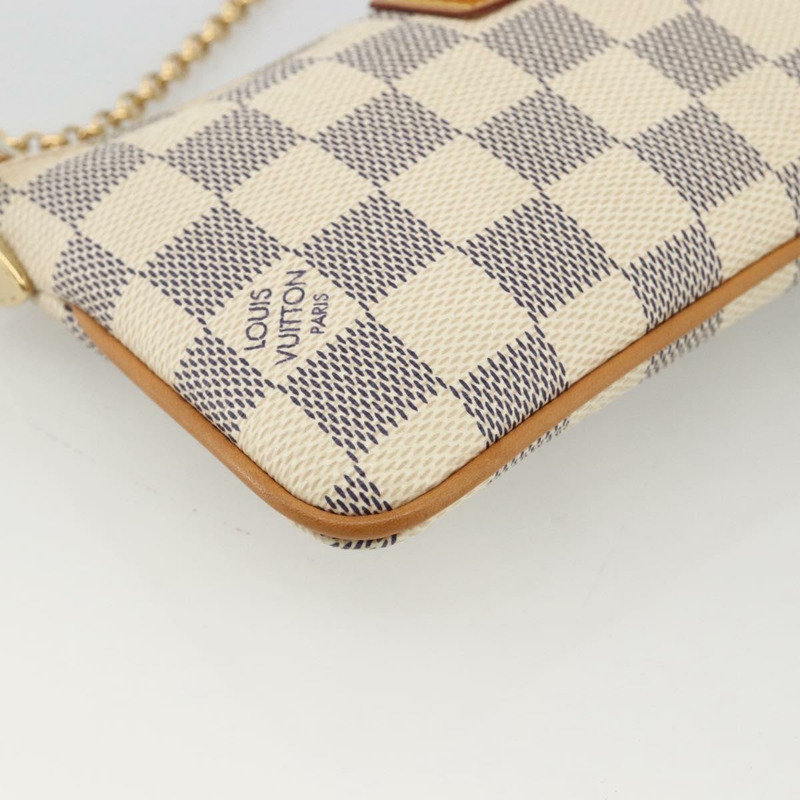 【日本直送】路易威登 Damier Azur Pochette Mira 中型配件袋 N60027 正品 YKZ1627V-14