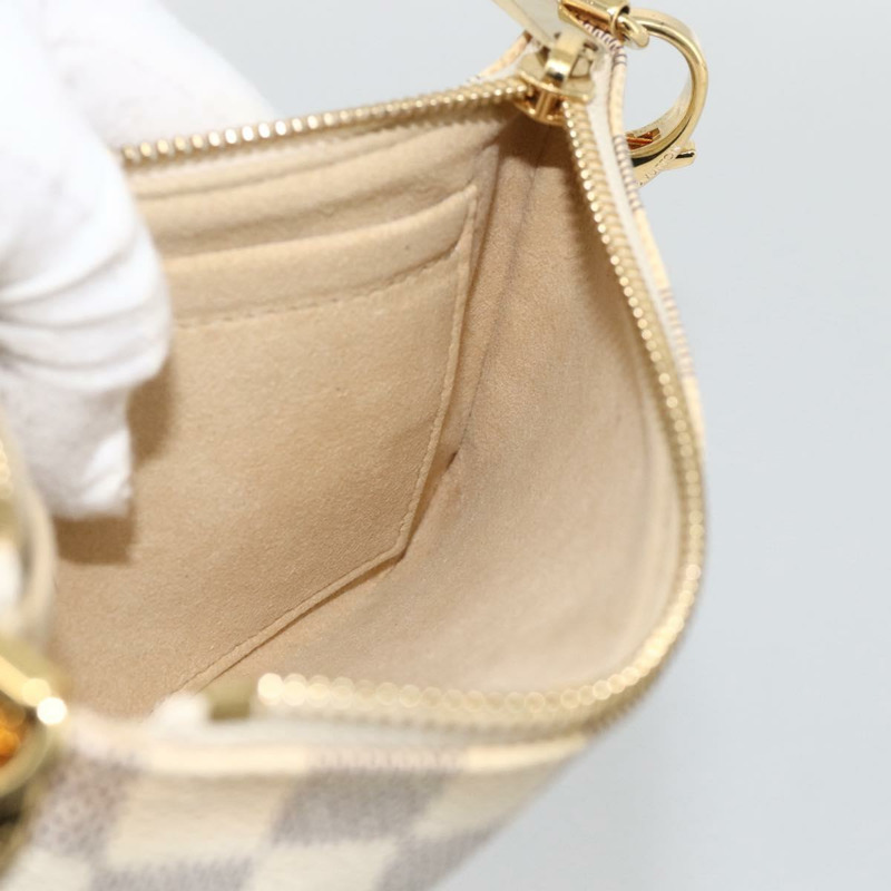 【日本直送】路易威登 Damier Azur Pochette Mira 中型配件袋 N60027 正品 YKZ1627V-19