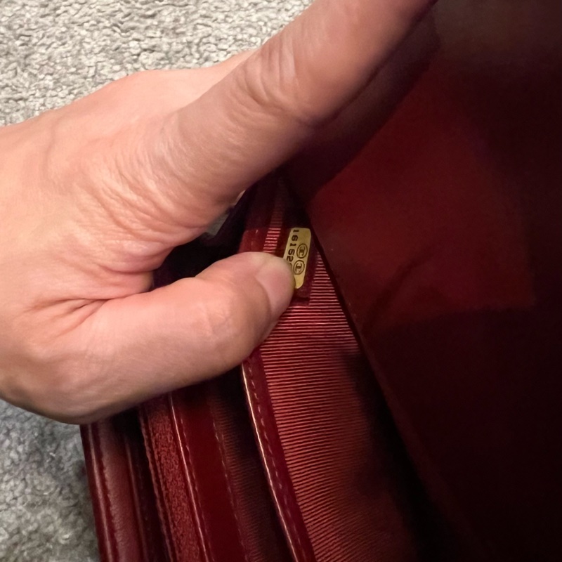 CHANEL 紅色長夾-4