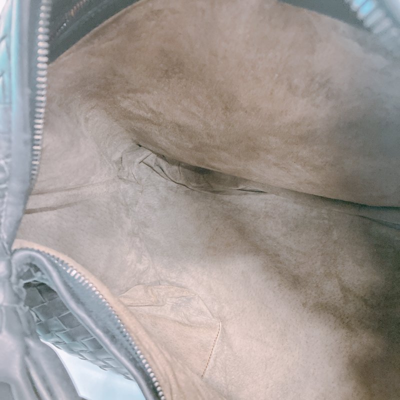 MS0676 Bottega Veneta 葆蝶家 寶緹嘉 大號 編織手提包 牛皮 黑色 銀扣 Large Hop Tote Bag Calfskin Black x PHW-18