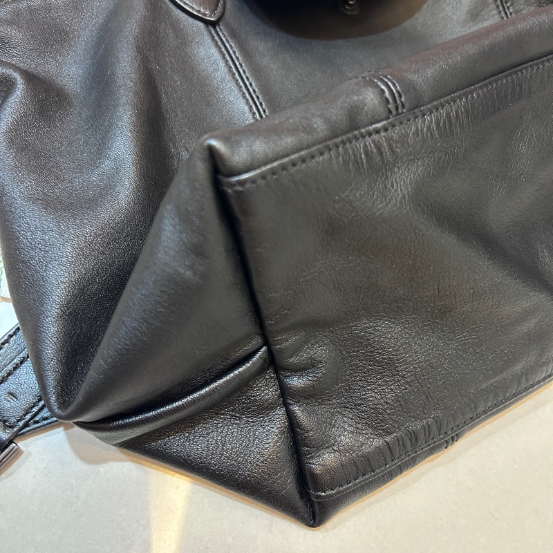 Longchamp 小羊皮中型肩背斜背手提包-7