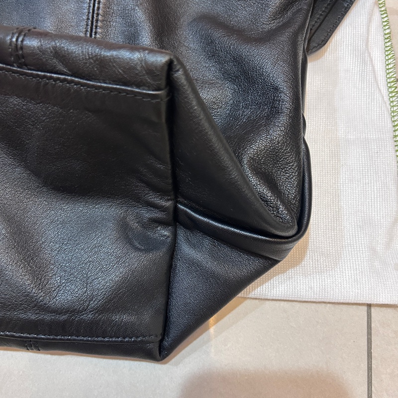 Longchamp 小羊皮中型肩背斜背手提包-8