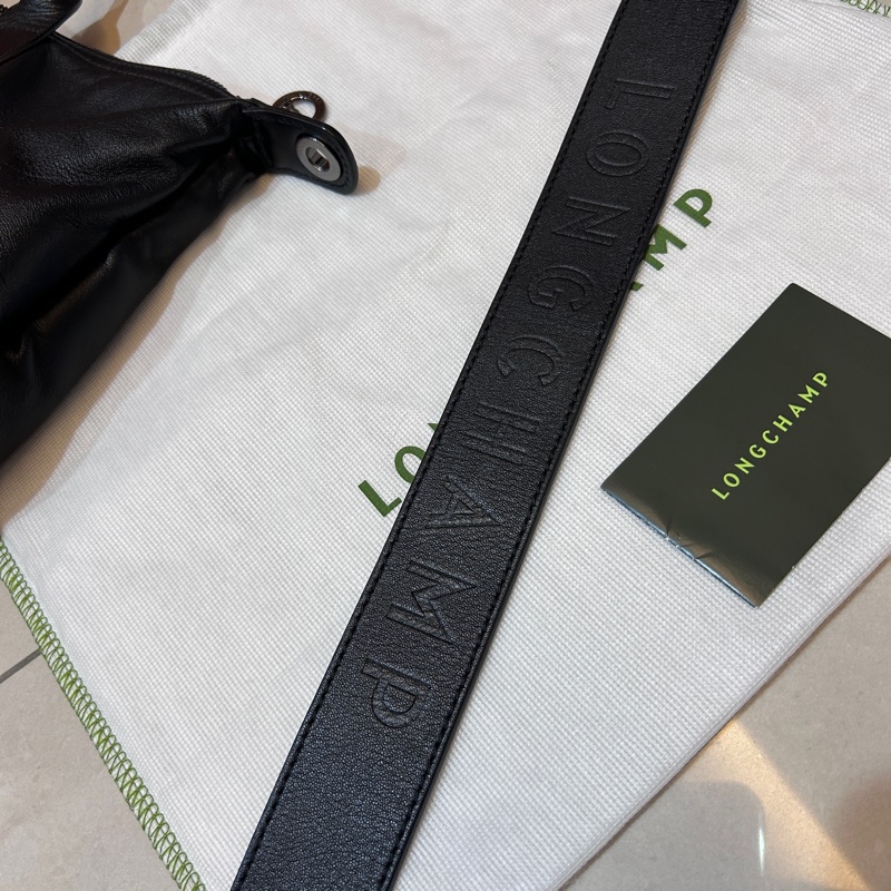 Longchamp 小羊皮中型肩背斜背手提包-21