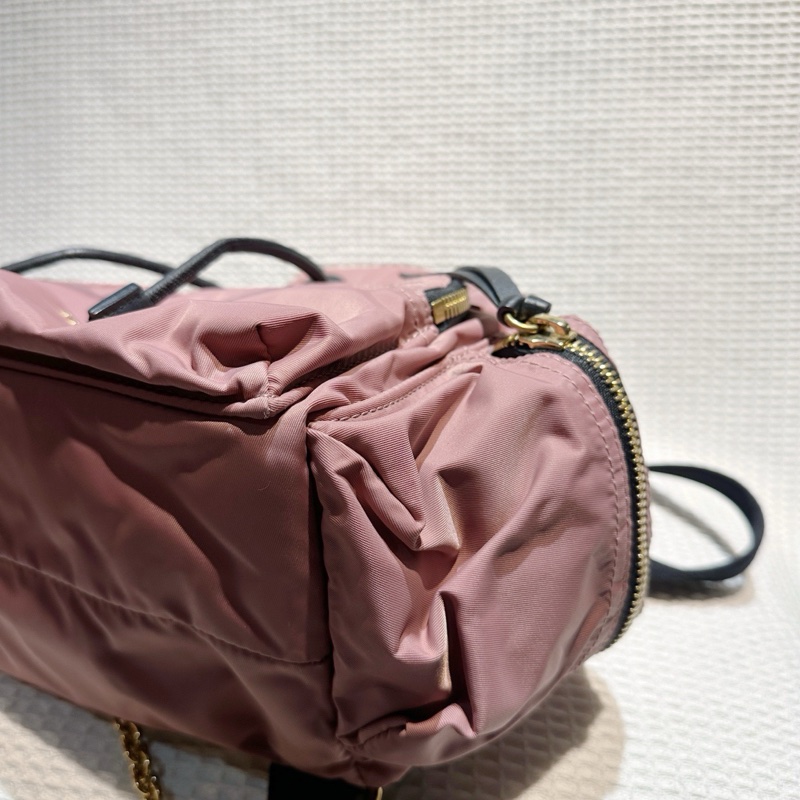 Burberry巴寶莉Rucksack牛皮帆布雙肩包-4