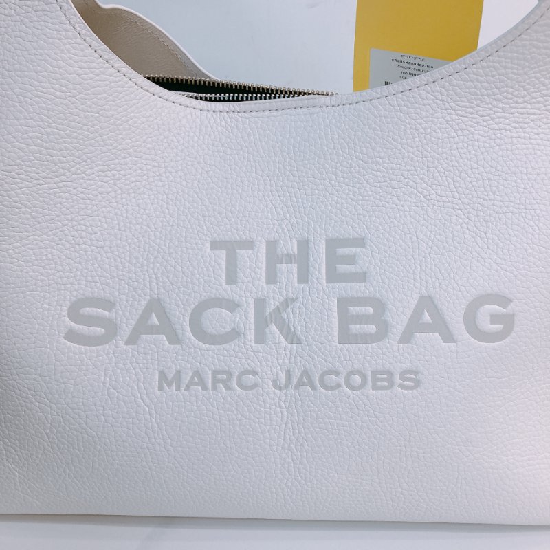 MS0633 Marc Jacobs 馬克 雅各布斯 / 莫傑 大手提包 大腋下包 大號 牛皮 白色 銀扣 The Sack Bag Tote Large Calfskin White x PHW-9