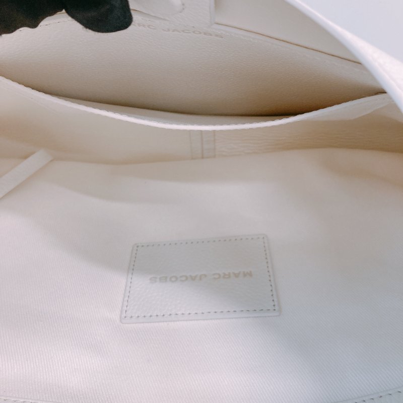 MS0633 Marc Jacobs 馬克 雅各布斯 / 莫傑 大手提包 大腋下包 大號 牛皮 白色 銀扣 The Sack Bag Tote Large Calfskin White x PHW-15