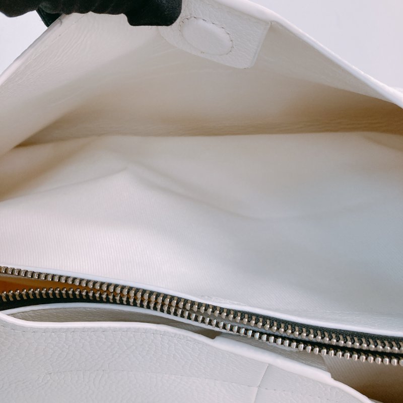 MS0633 Marc Jacobs 馬克 雅各布斯 / 莫傑 大手提包 大腋下包 大號 牛皮 白色 銀扣 The Sack Bag Tote Large Calfskin White x PHW-16