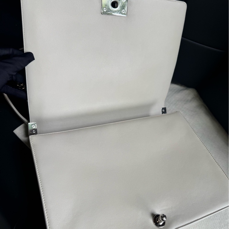 香奈兒Chanel 淡米色羊皮leboy-6