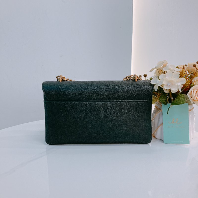 MS0636 Pinko 品高 燕子包 斜背 單肩 迷你 皮革 黑色 金扣 Love One Soft Crossbody Bag Mini 23cm Leather Black x GHW-1