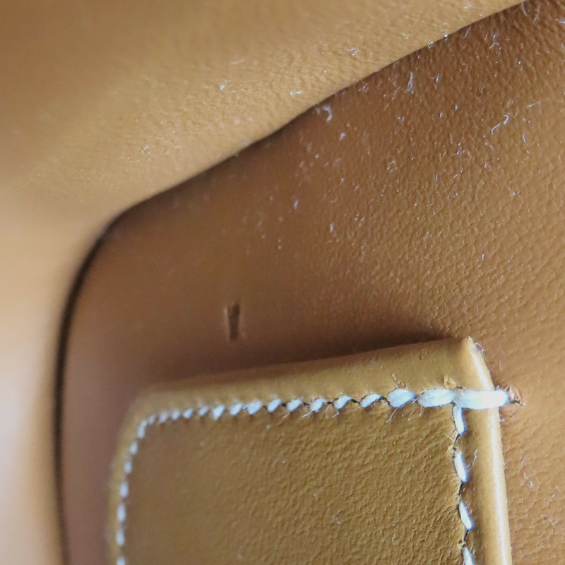 金棕色 Epsom牛皮 Della Cavalleria Elan 肩背包 W刻 金扣【HERMES 愛馬仕】 H084658CC37-5