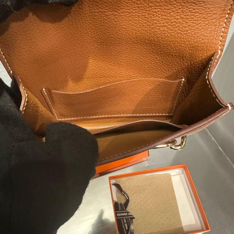近新Z刻🌟Hermes 愛馬仕Roulis Slim Evercolor 豬鼻子 金棕金扣|Classic Trend CT精品|台北東區實體-8
