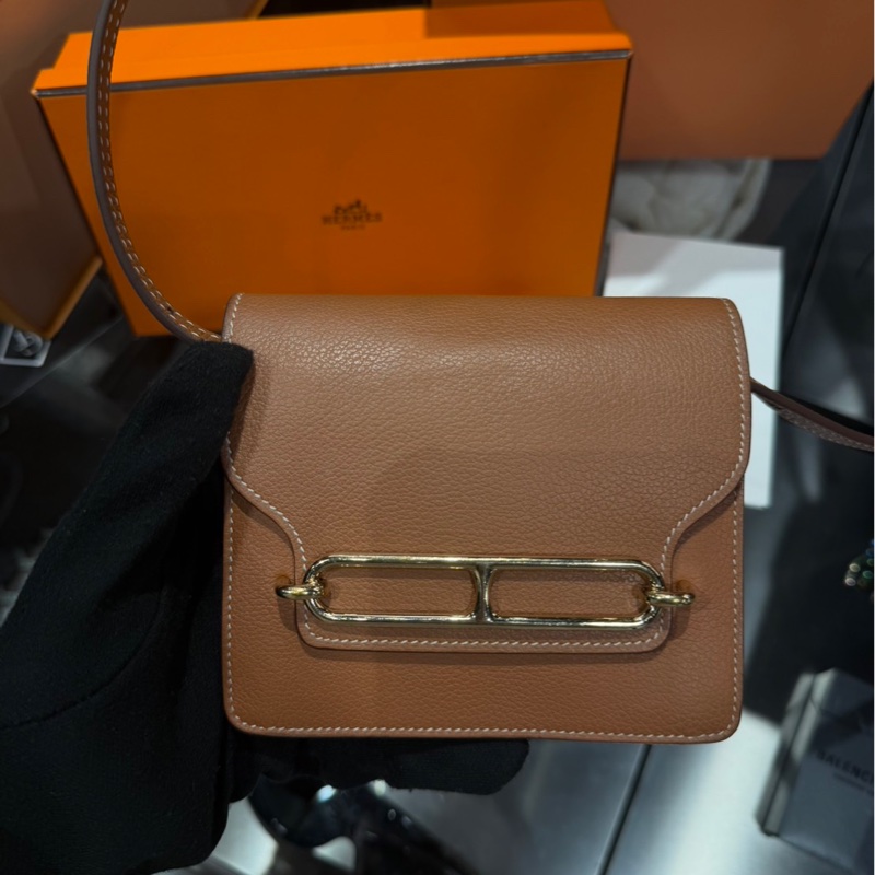 近新Z刻🌟Hermes 愛馬仕Roulis Slim Evercolor 豬鼻子 金棕金扣｜Classic Trend CT精品｜台北東區實體-2