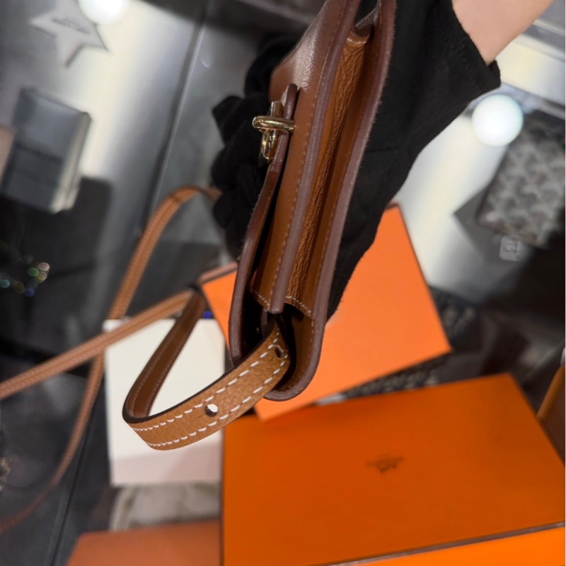 近新Z刻🌟Hermes 愛馬仕Roulis Slim Evercolor 豬鼻子 金棕金扣｜Classic Trend CT精品｜台北東區實體-6