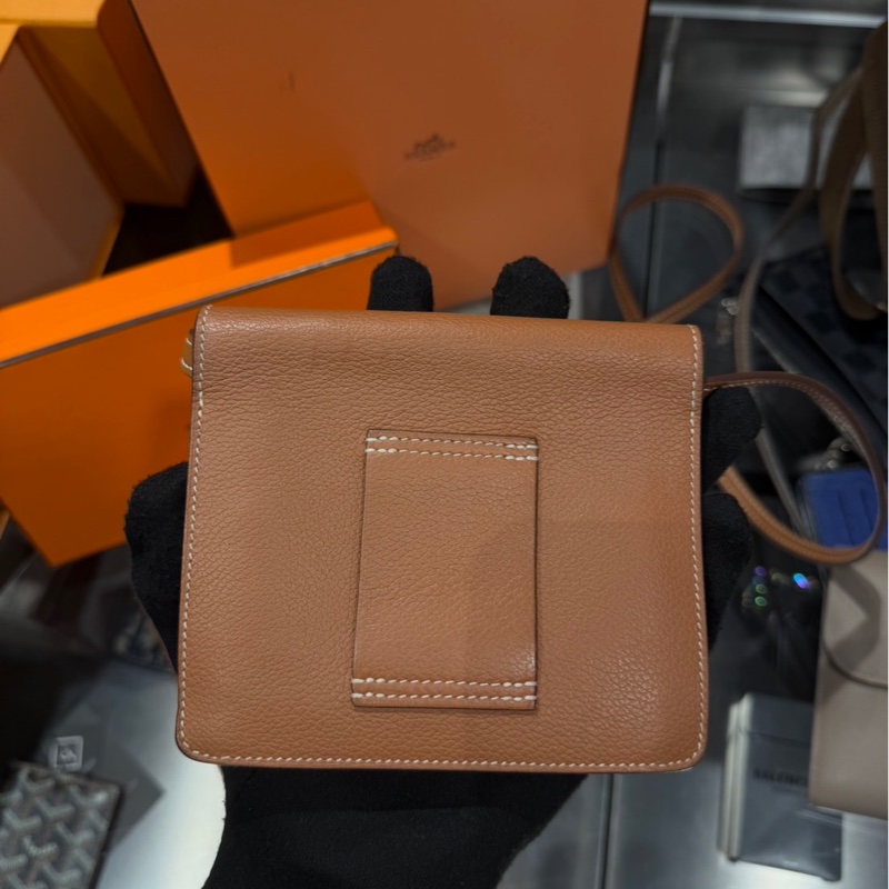 近新Z刻🌟Hermes 愛馬仕Roulis Slim Evercolor 豬鼻子 金棕金扣｜Classic Trend CT精品｜台北東區實體-7