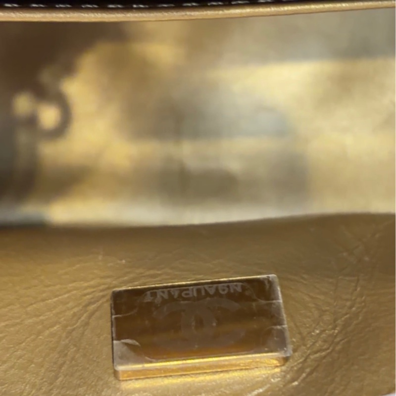Chanel CF金球調節鏈 芯片款 方胖 灰粉色 粉紫色-6