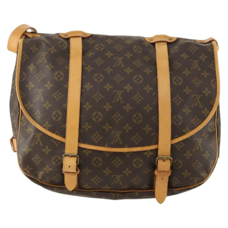 【日本直送】路易威登 Monogram Saumur 43 肩背包 M42252 LV Auth BAZ815A-1