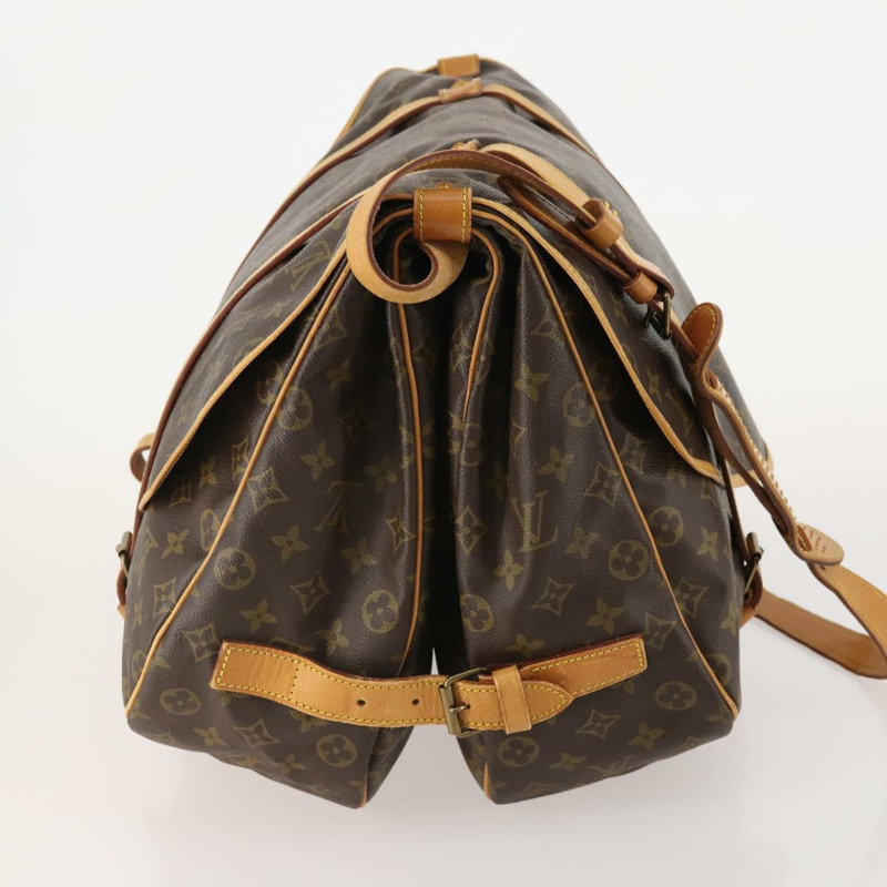 【日本直送】路易威登 Monogram Saumur 43 肩背包 M42252 LV Auth BAZ815A-3