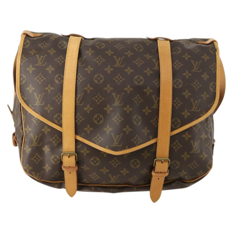 【日本直送】路易威登 Monogram Saumur 43 肩背包 M42252 LV Auth BAZ815A-12