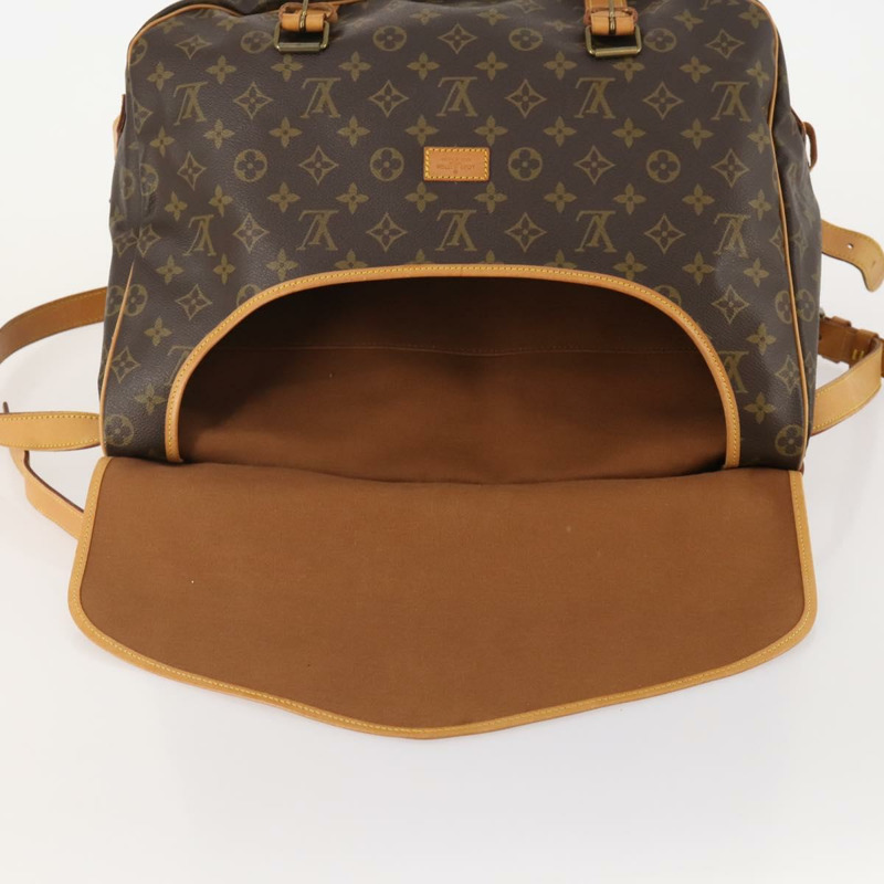 【日本直送】路易威登 Monogram Saumur 43 肩背包 M42252 LV Auth BAZ815A-21