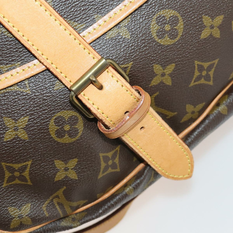 【日本直送】路易威登 Monogram Saumur 43 肩背包 M42252 LV Auth BAZ815A-24