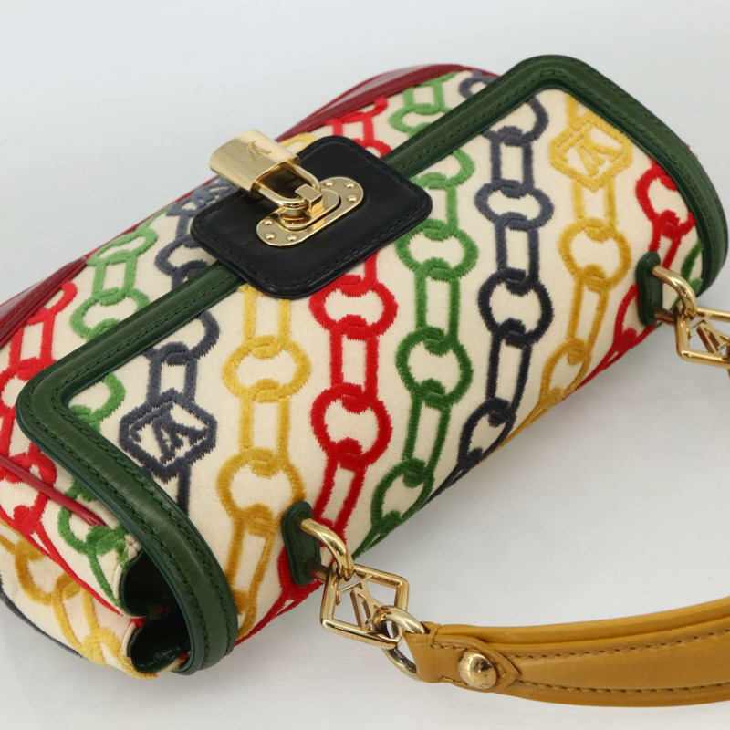 【日本直送】路易威登 Monogram 天鵝絨鏈條 Dolly Pochette 手拿包 M95208 正品 YKZ1575SM-5