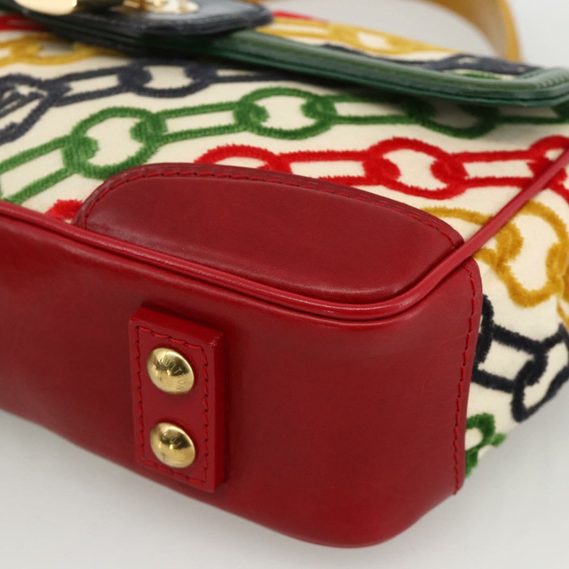 【日本直送】路易威登 Monogram 天鵝絨鏈條 Dolly Pochette 手拿包 M95208 正品 YKZ1575SM-8