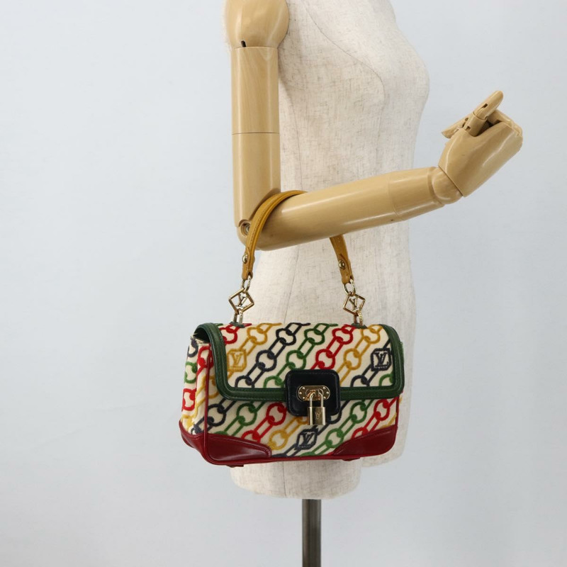 【日本直送】路易威登 Monogram 天鵝絨鏈條 Dolly Pochette 手拿包 M95208 正品 YKZ1575SM-21