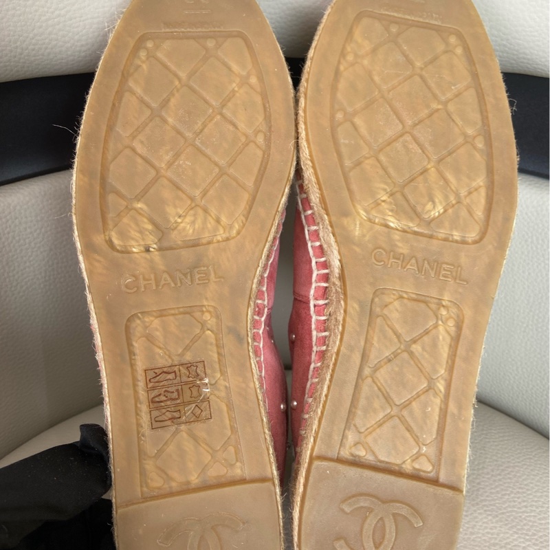 閒置未使用 CHANEL香奈兒珍珠平底鞋休閒鞋36碼 附件:單品-5