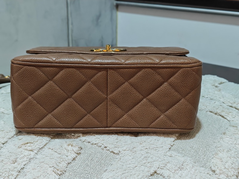 ChanelVintage 荔枝牛皮大方胖-8