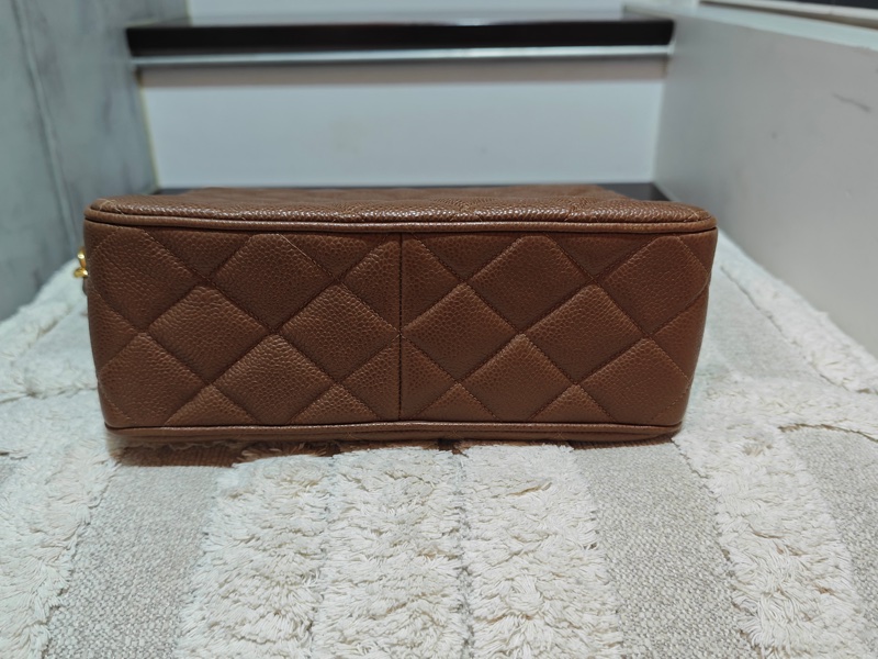 ChanelVintage 荔枝牛皮大方胖-14