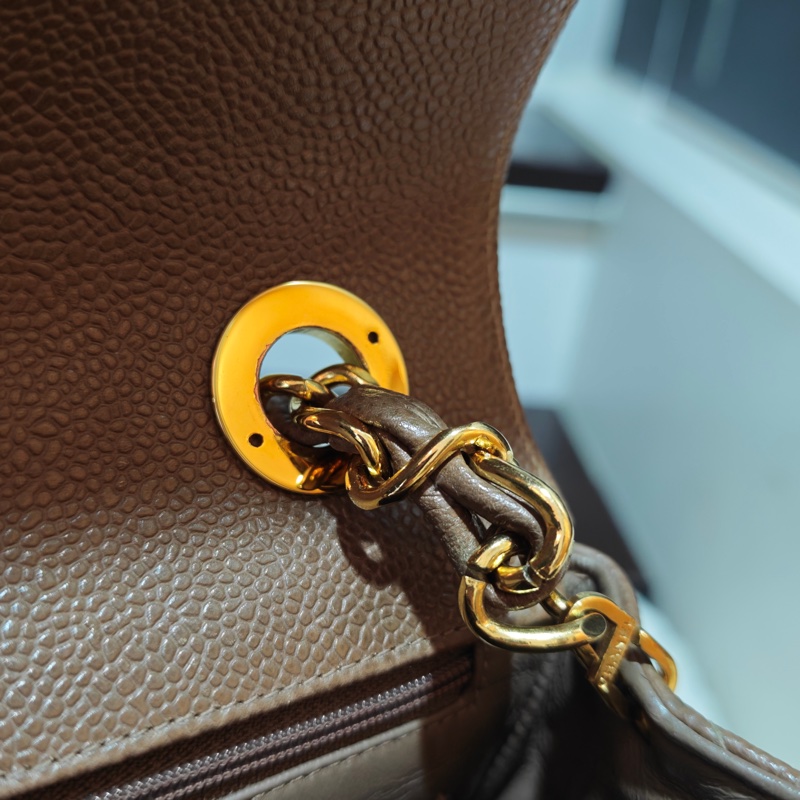 ChanelVintage 荔枝牛皮大方胖-21