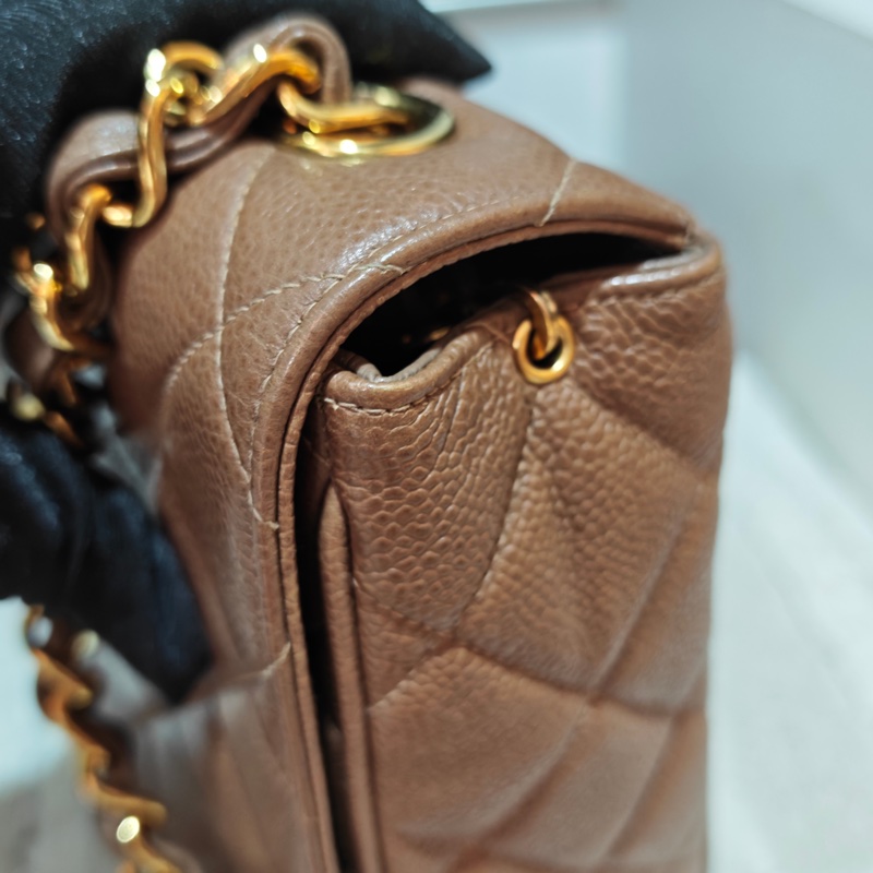 ChanelVintage 荔枝牛皮大方胖-30