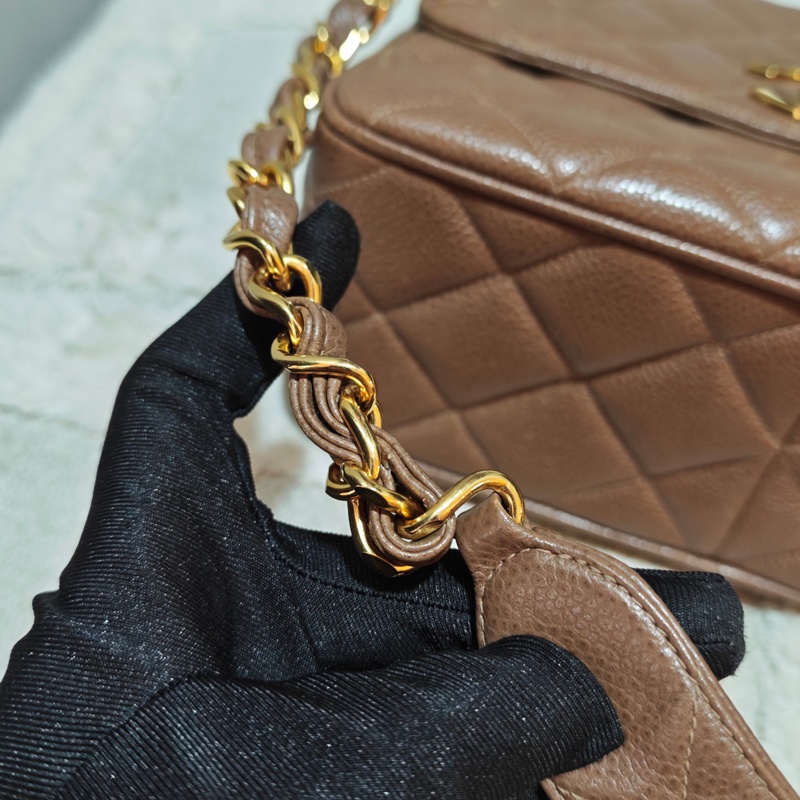 ChanelVintage 荔枝牛皮大方胖-33