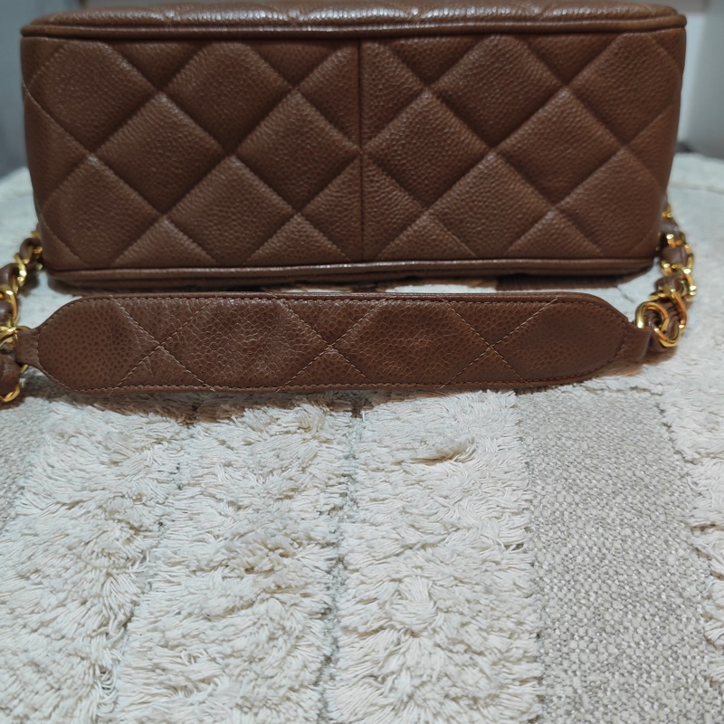 ChanelVintage 荔枝牛皮大方胖-34