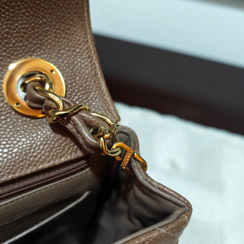 ChanelVintage 荔枝牛皮大方胖-38