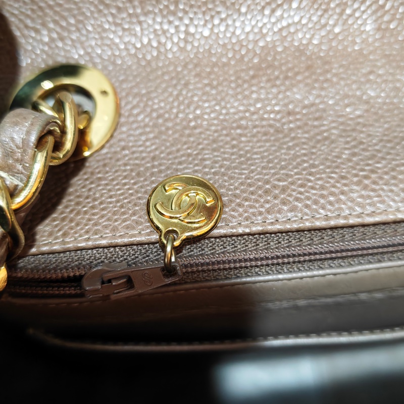 ChanelVintage 荔枝牛皮大方胖-39