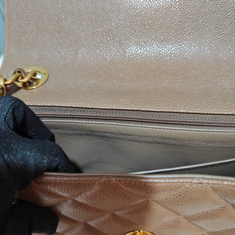 ChanelVintage 荔枝牛皮大方胖-41