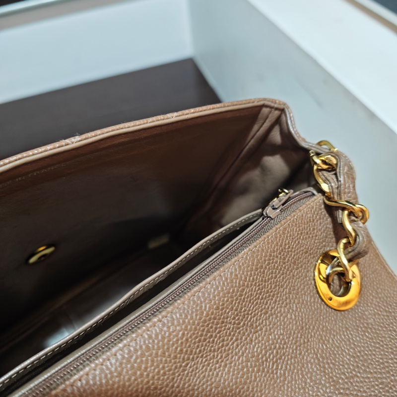 ChanelVintage 荔枝牛皮大方胖-45