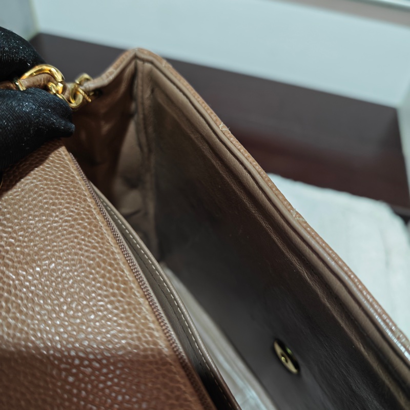 ChanelVintage 荔枝牛皮大方胖-46