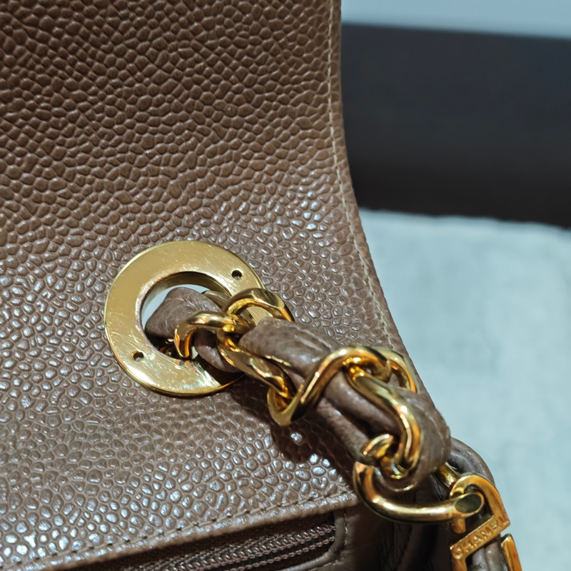 ChanelVintage 荔枝牛皮大方胖-48