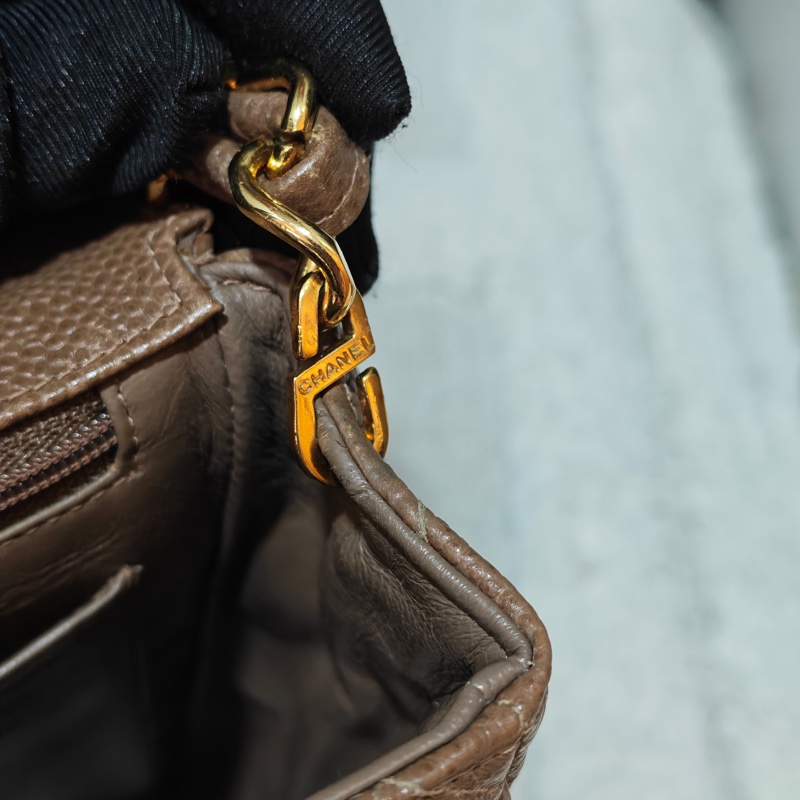 ChanelVintage 荔枝牛皮大方胖-50
