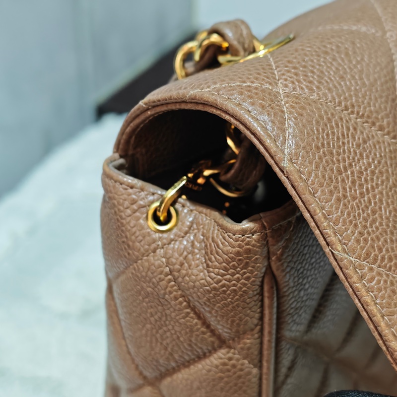 ChanelVintage 荔枝牛皮大方胖-58