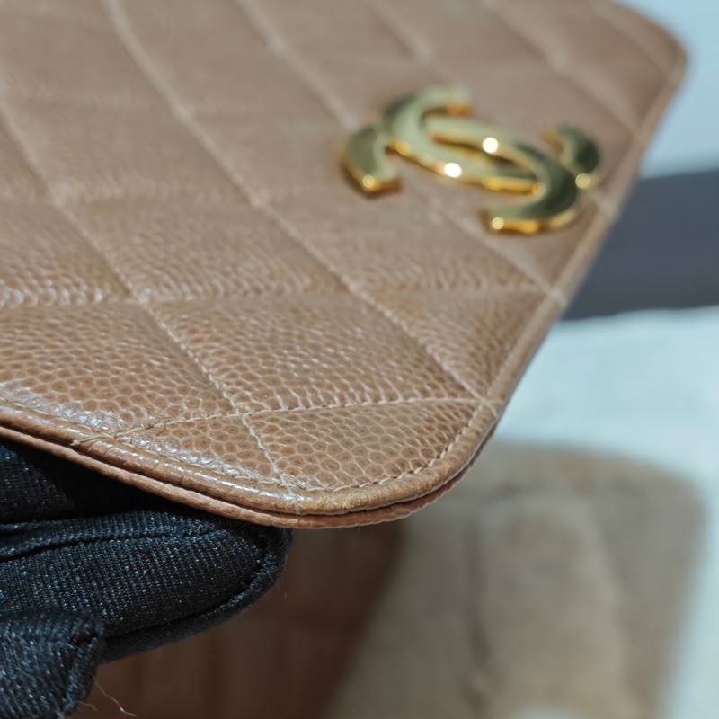 ChanelVintage 荔枝牛皮大方胖-59