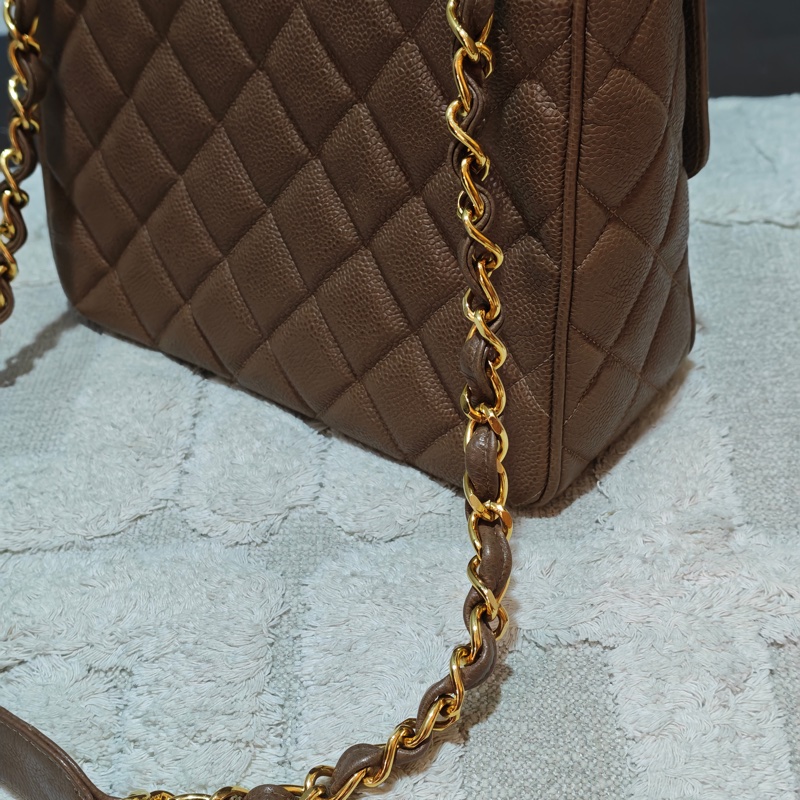 ChanelVintage 荔枝牛皮大方胖-62