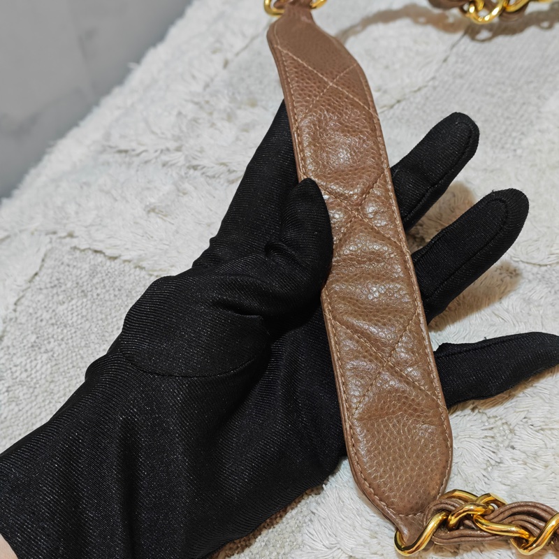 ChanelVintage 荔枝牛皮大方胖-63