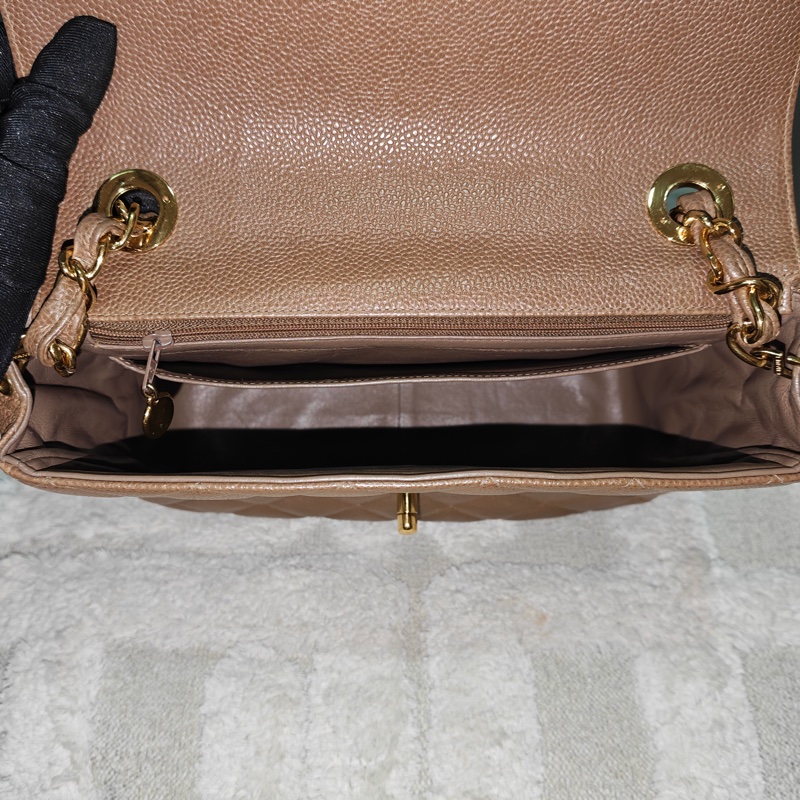 ChanelVintage 荔枝牛皮大方胖-68