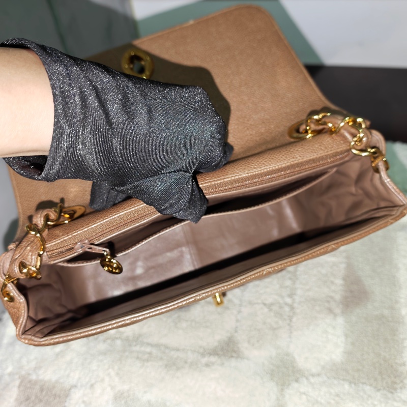 ChanelVintage 荔枝牛皮大方胖-70