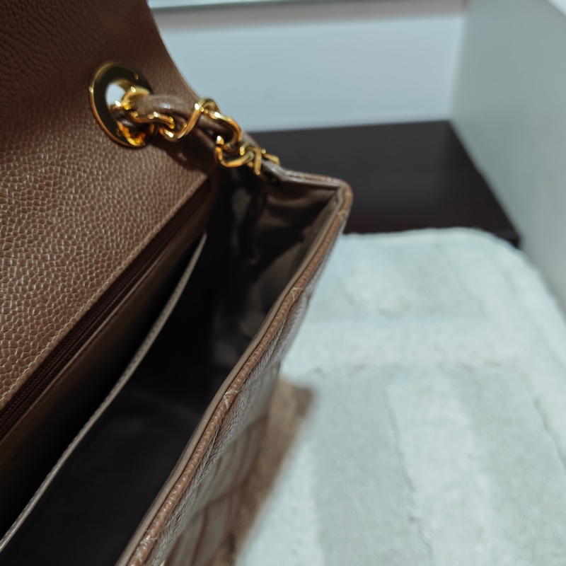 ChanelVintage 荔枝牛皮大方胖-71