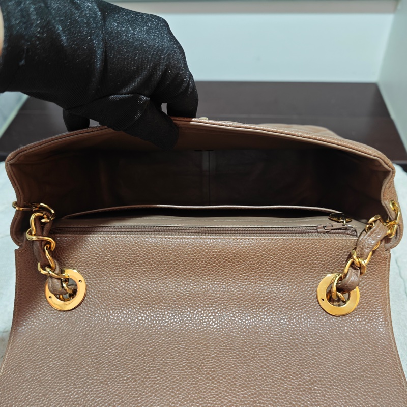 ChanelVintage 荔枝牛皮大方胖-75