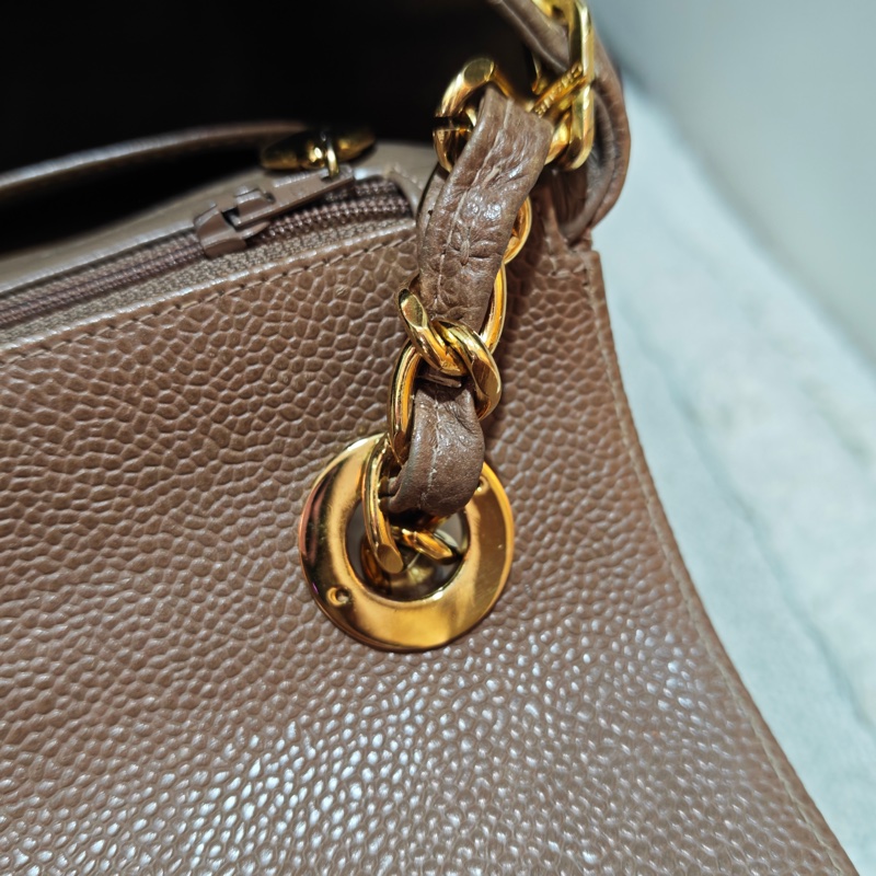 ChanelVintage 荔枝牛皮大方胖-76